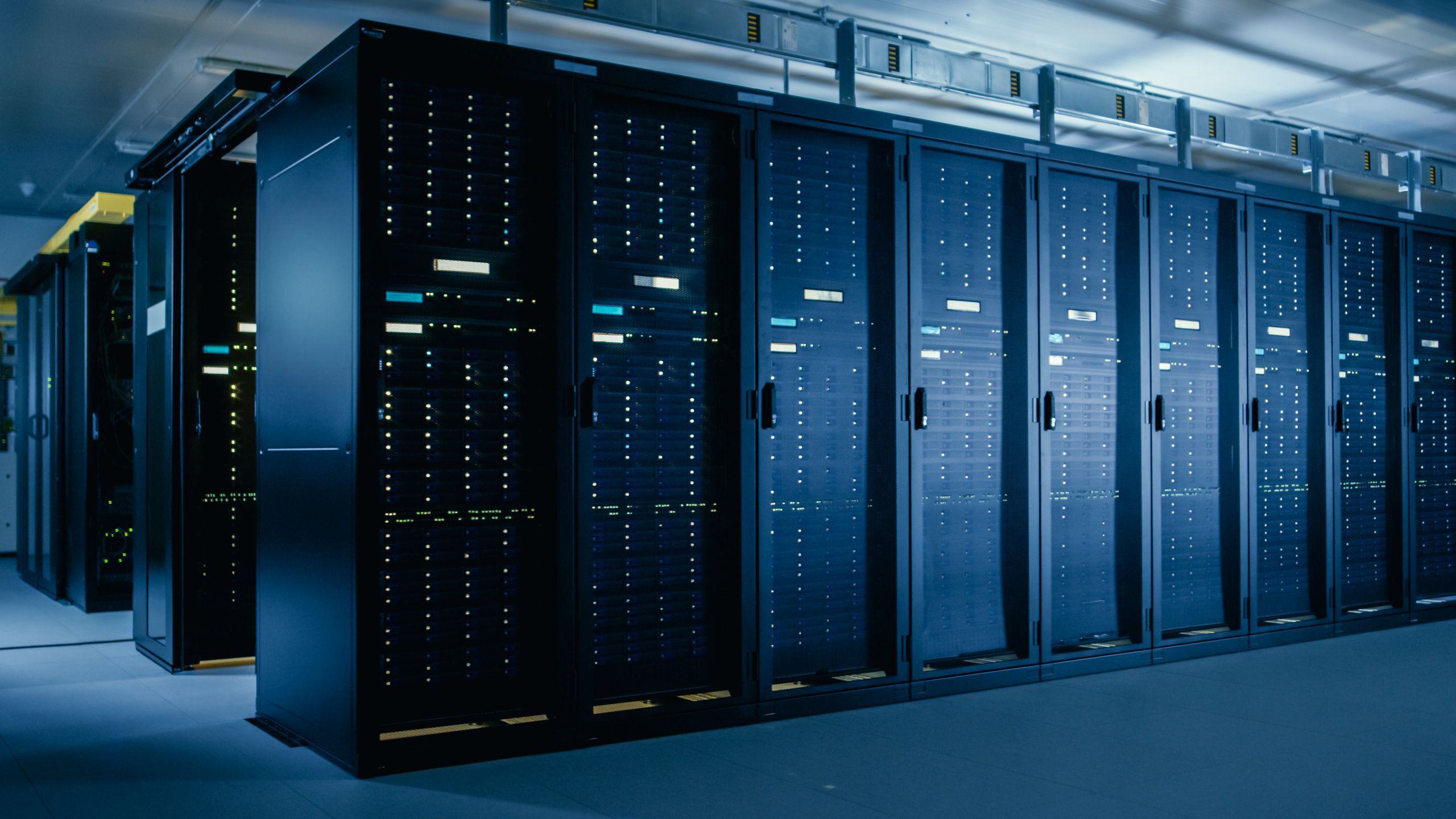 Large-scale AI data center facility